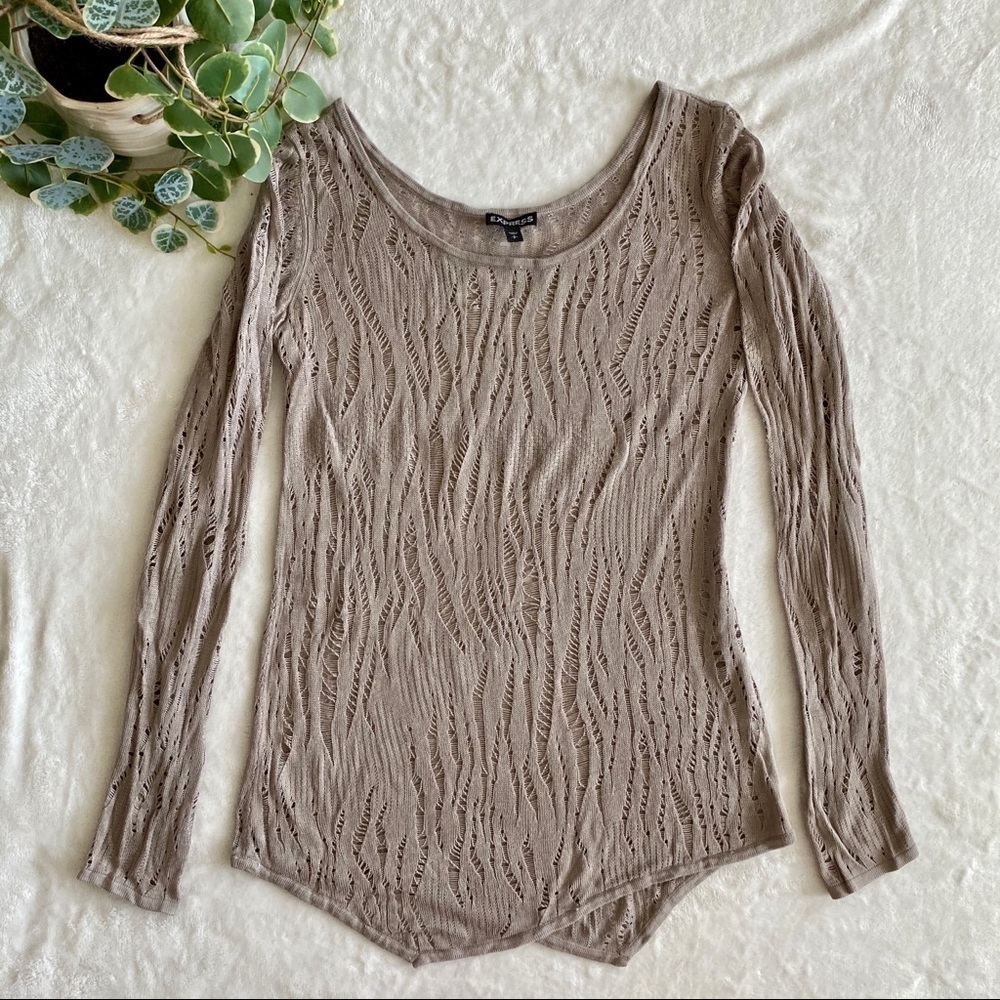 Express Tan sweater